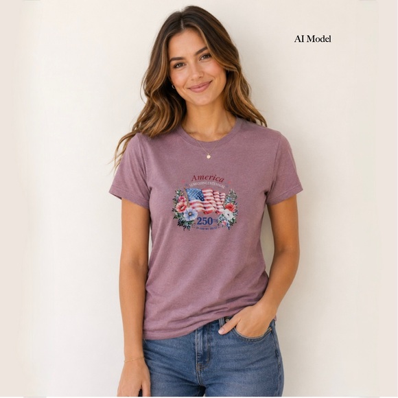 Gildan Tops - Women's America 250th Graphic Tee
